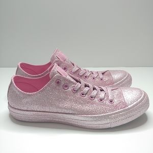 Pink Glitter All Star Converses